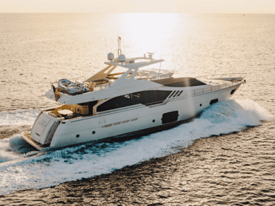 87' Ferretti in the Prime private yacht fleet