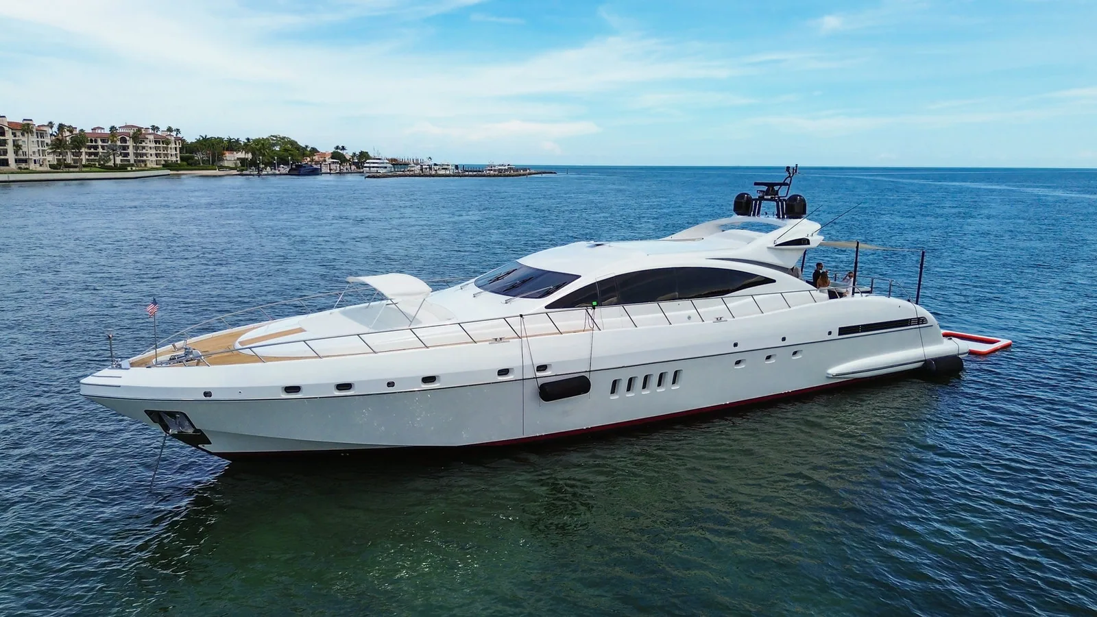 95' Mangusta in the Prime private yacht fleet
