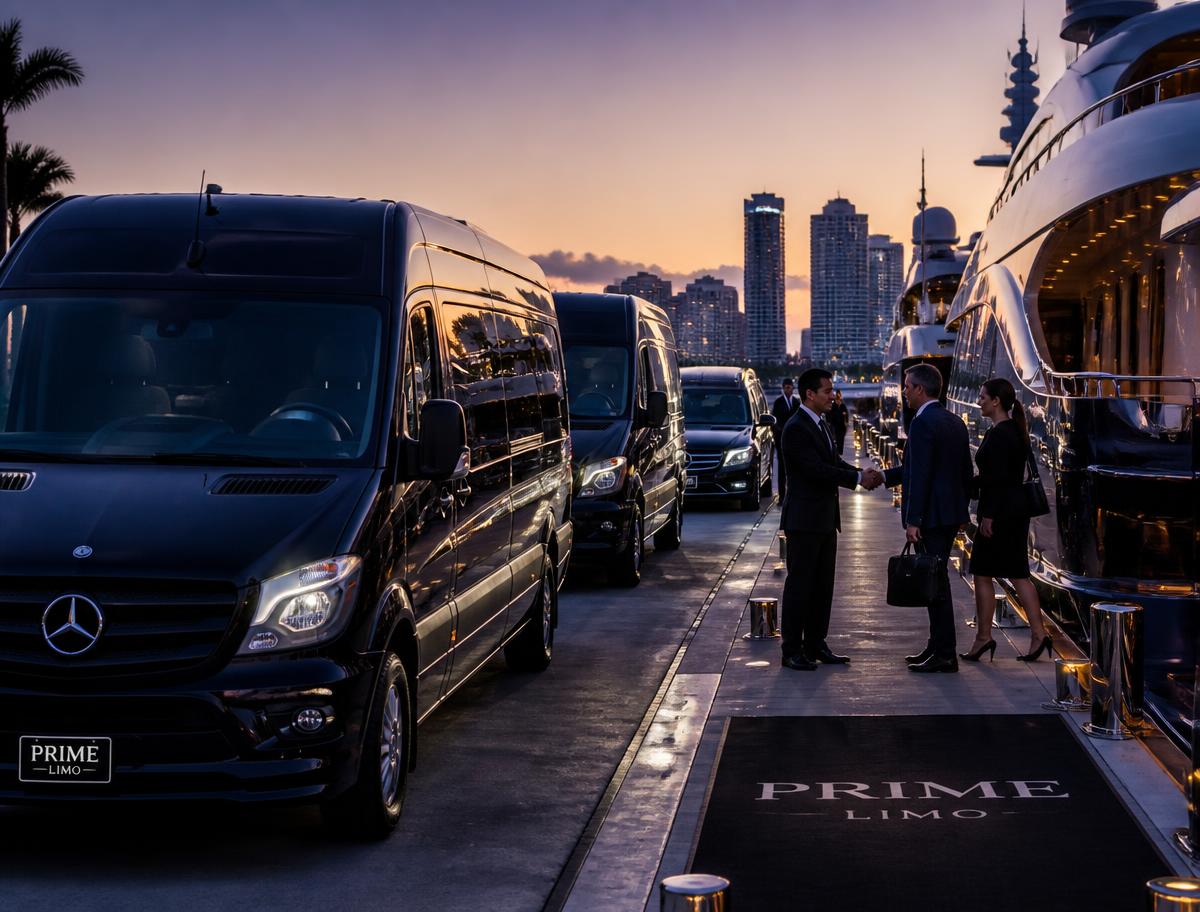 Transportation enhancement for corporate yacht events in Miami