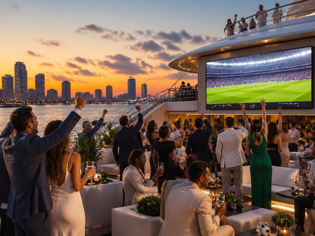 FIFA World Cup 2026 corporate yacht event in Miami