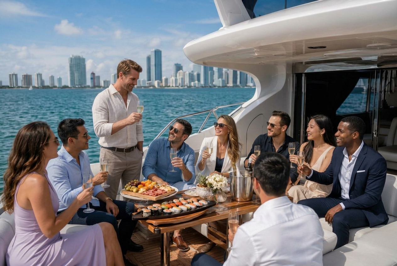Team Celebration Yacht Outing — executive experience in Miami