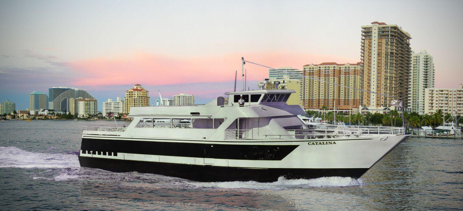 Catalina corporate yacht venue in Miami